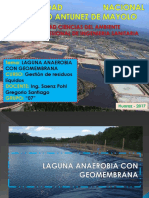 Lagunas anaeróbicas con geomembrana