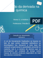 Aplicação de Derivada em Química - Datação Por Decaimento.