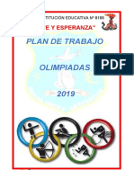 Olimpiadas 2019 Comision Deporte