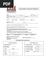 Client Initial Assessment Worksheet: How Did You Here About Us or Who Referred You?