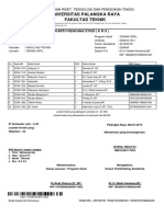 KRS Unpar Palangka Raya Teknik Sipil 2018/2019