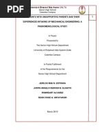 Students With Unsupportive Parents and Their Experiences Intaking Up Mechanical Engineering: A Phenomenological Study