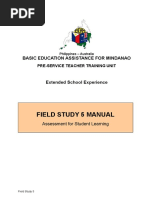 Field Study 5 Manual: Basic Education Assistance For Mindanao