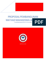 Proposal Pengembangan Mahad Mahasiswa