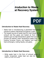 Introduction To Waste Heat Recovery System