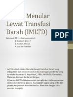 Infeksi Menular Lewat Transfusi Darah (IMLTD)