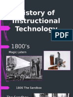 History of Instructional Technology