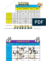 Horario de Clases 5° A