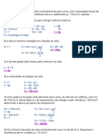 Exercícios de Física