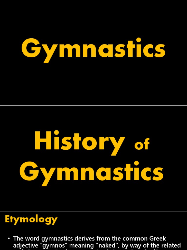 Gymnastics | PDF | Gymnastics | Athletic Sports