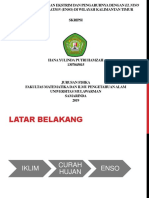 Southern Oscillation (Enso) Di Wilayah Kalimantan Timur: Analisis Curah Hujan Ekstrim Dan Pengaruhnya Dengan El Nino