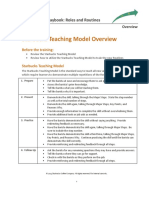 Playbook - Training Materials - Starbucks Teaching Model - Overview