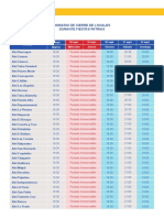 Horario