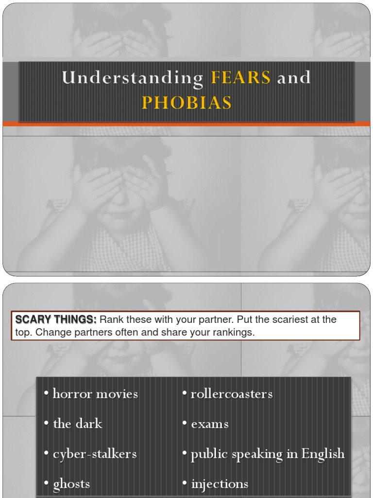 Types and Names of Fears and Phobias | PDF