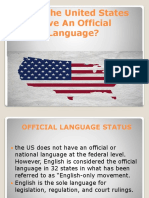 Does The United States Have An Official Language
