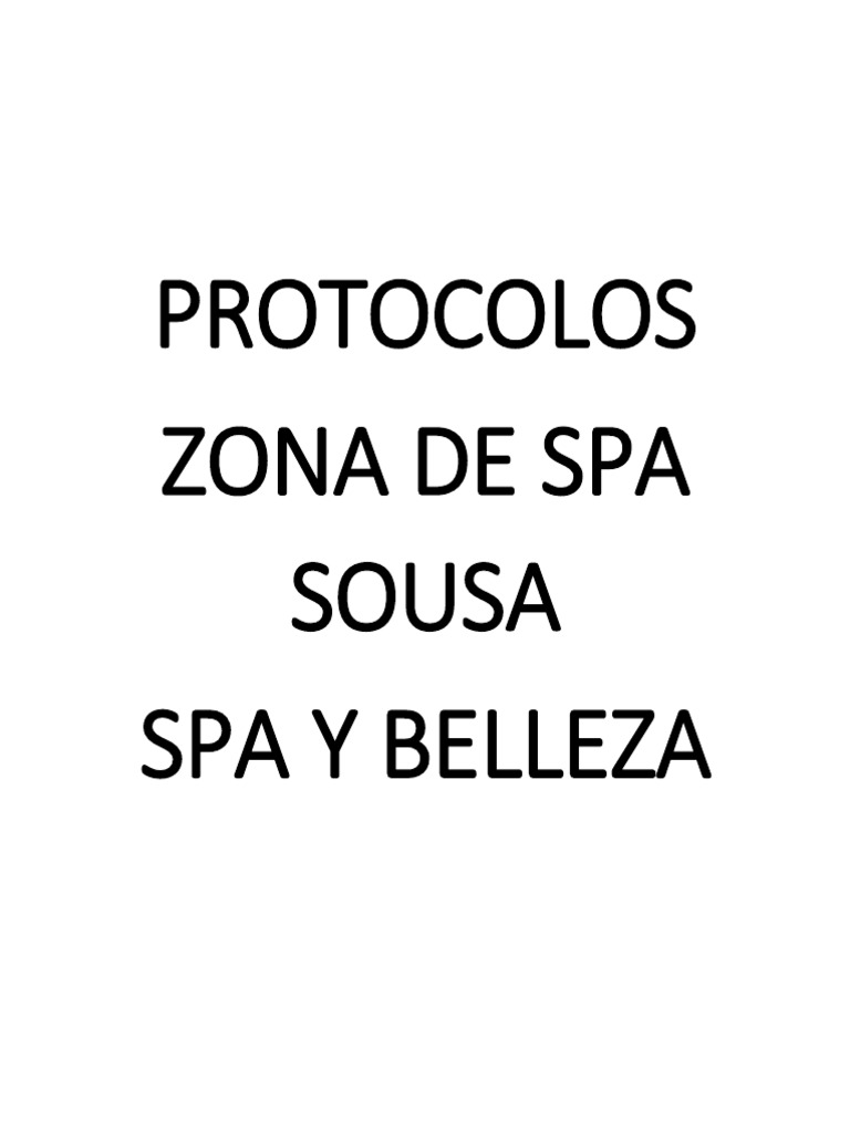 Protocolo de Masaje y Chocolaterapia Spa | PDF | Masaje | Aromaterapia