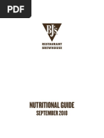 Nutritional Guide: September 2018