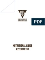 Nutritional Guide: September 2018