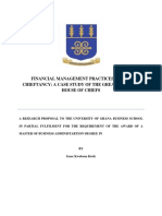Financial Management Practices of The Chieftancy: A Case Study of The Greater Accra House of Chiefs