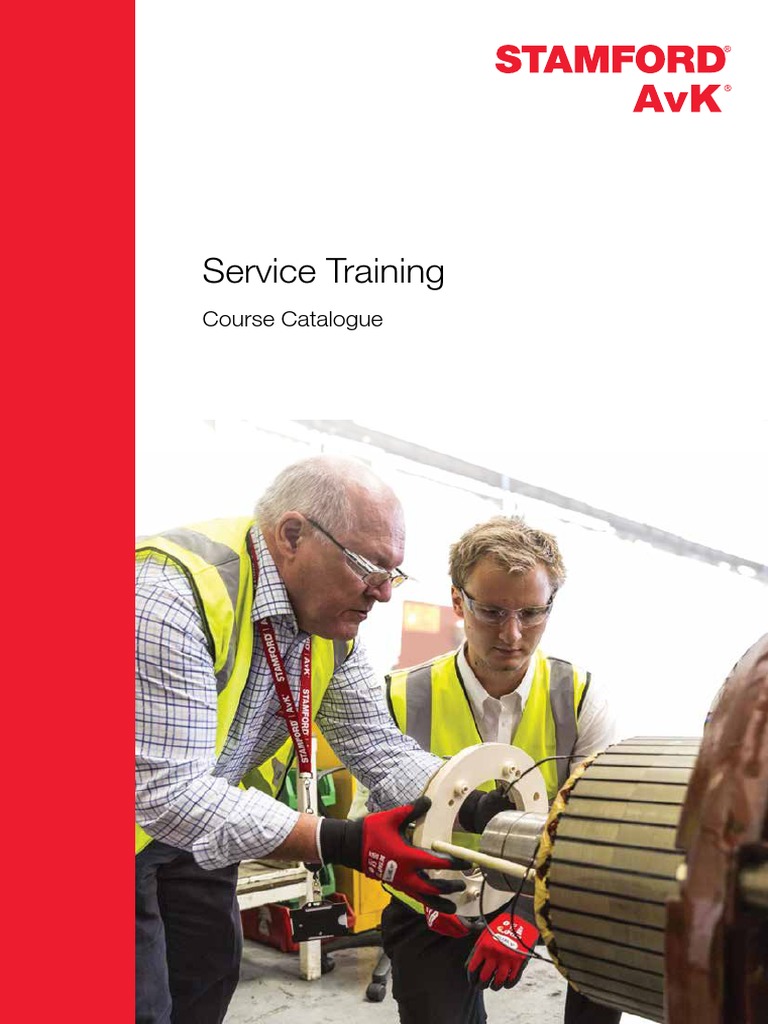 AC Generator Service Training Courses | PDF | Bearing (Mechanical ...