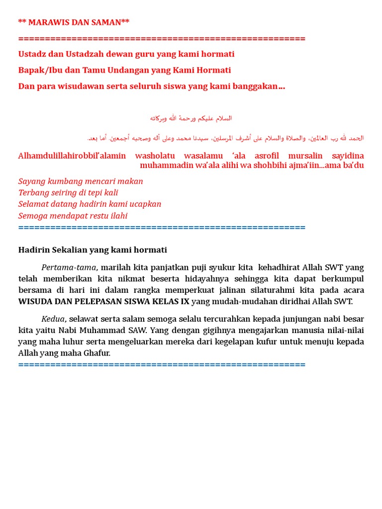 Teks Mc Marawis Pdf Journal