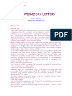 The Wednesday Letter PDF