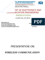 Department of Electronics and Communication Engineering: Presentation