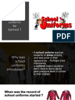 Should School Uniforms Be Banned Charan