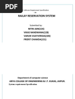 Railay Reservation System: NITIN JAIN (124) Vikas Nandwana (128) Varun Vijayvergia (106) Prerit Chawda