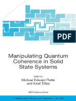 Michael E. Flatté, Ionel Tifrea - Manipulating Quantum Coherence in Solid State Systems PDF