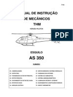 O manual de instrução do helicóptero AS 350