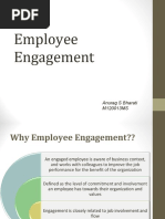 Employee Engagement: Anurag S Bharati M120013MS