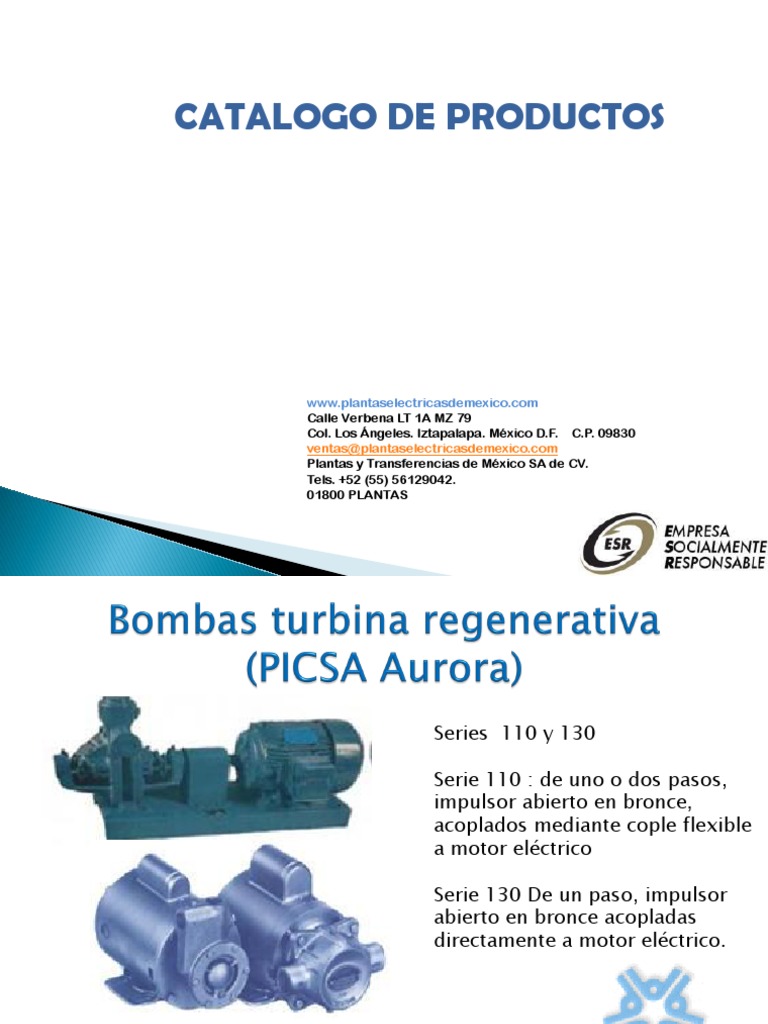 Bombas y Sistemas Contra Incendio PICSA | PDF | Bomba | Hvac