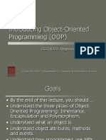 Introducing Object-Oriented Programming (OOP) : CSCI N201: Programming Concepts