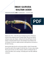 Keris Siwah Garuda Pusaka Sultan Aceh