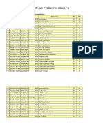 PTS PAS Bahasa Inggris 7-B