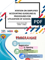 E-Orientation On Simplified Accounting Guidelines & Procedures For Utilization of School Mooe