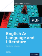 (International Baccalaureate) Rob Allison, Brian Chanen - English A Language and Literature, Skills and Practice-Oxford University Press (2013) PDF