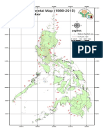 Philippine Isohyetal Map (1986-2015) Month of October: Legend