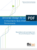 UDL Checklist EC PDF