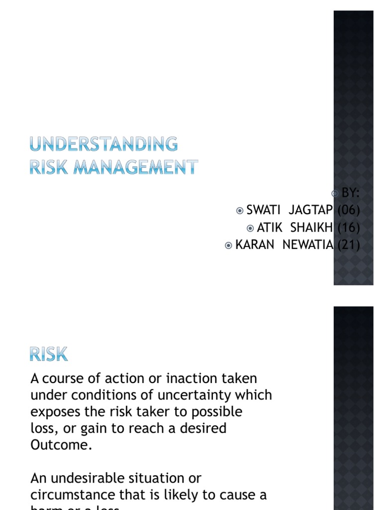 Risk Management Final | PDF | Business | Art