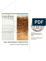 Soil Mechanics Laboratory: Instructor: Engr. Farhaan Alawiya