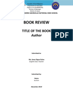 Book Review: Title of The Book