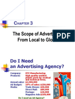 scope of advertisement from local to global
