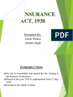 Insurance Act, 1938