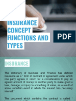 Insurance Concept Functions and Types