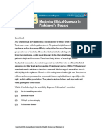 Mastering Clinical Concepts in Parkinson's Disease