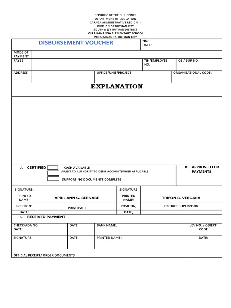 Disbursements Forms | PDF | Payments | Services (Economics)