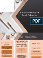 Evaluasi Pembelajaran Ranah Psikomotor