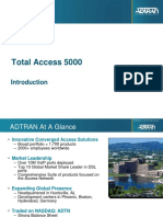 Total Access 5000: ® ADTRAN, Inc. 2013 All Rights Reserved